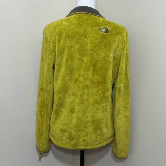 The North Face || Women’s Osito Full Zip Fleece Jacket Lime Green size M - Picture 4 of 13